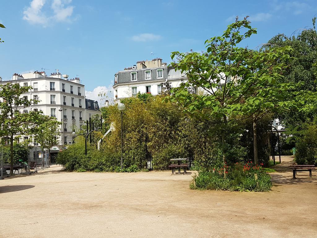 Hotel Moulin Vert Paris Exteriör bild