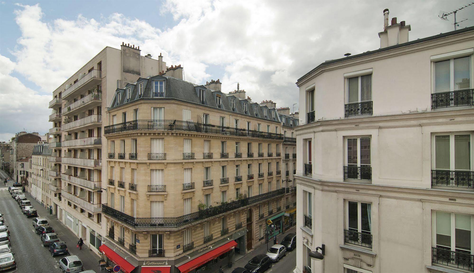 Hotel Moulin Vert Paris Exteriör bild