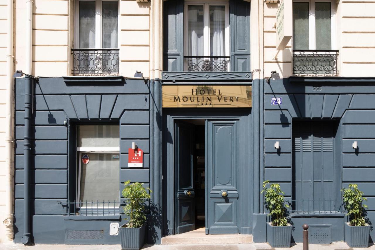 Hotel Moulin Vert Paris Exteriör bild